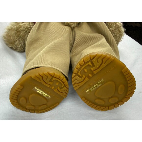 VTG Build-A-Bear Talking Curly Bunny Plush Straight Ears Golfer Outfit RARE - Picture 12 of 16